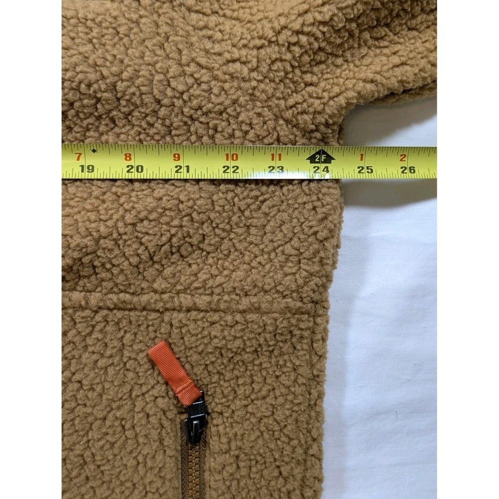 Patagonia Women XL Retro Pile Marsupial Fleece Pullover Jacket Brown STY22835 - Picture 7 of 8